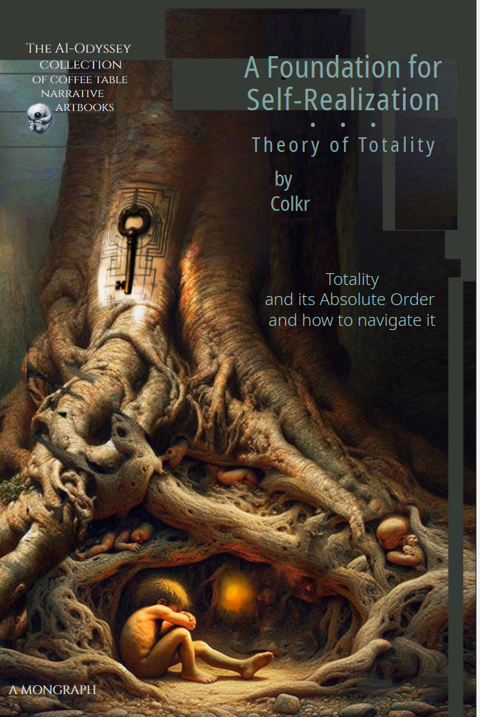 Book cover showing the base of a tree trunk with large gnarly roots with a space where a young child sits on ground head inside arms. There is a small light shining behind the child. other forms of babies can be seen hidden between roots. a key framed by an unknown diagram hangs on the trunk.