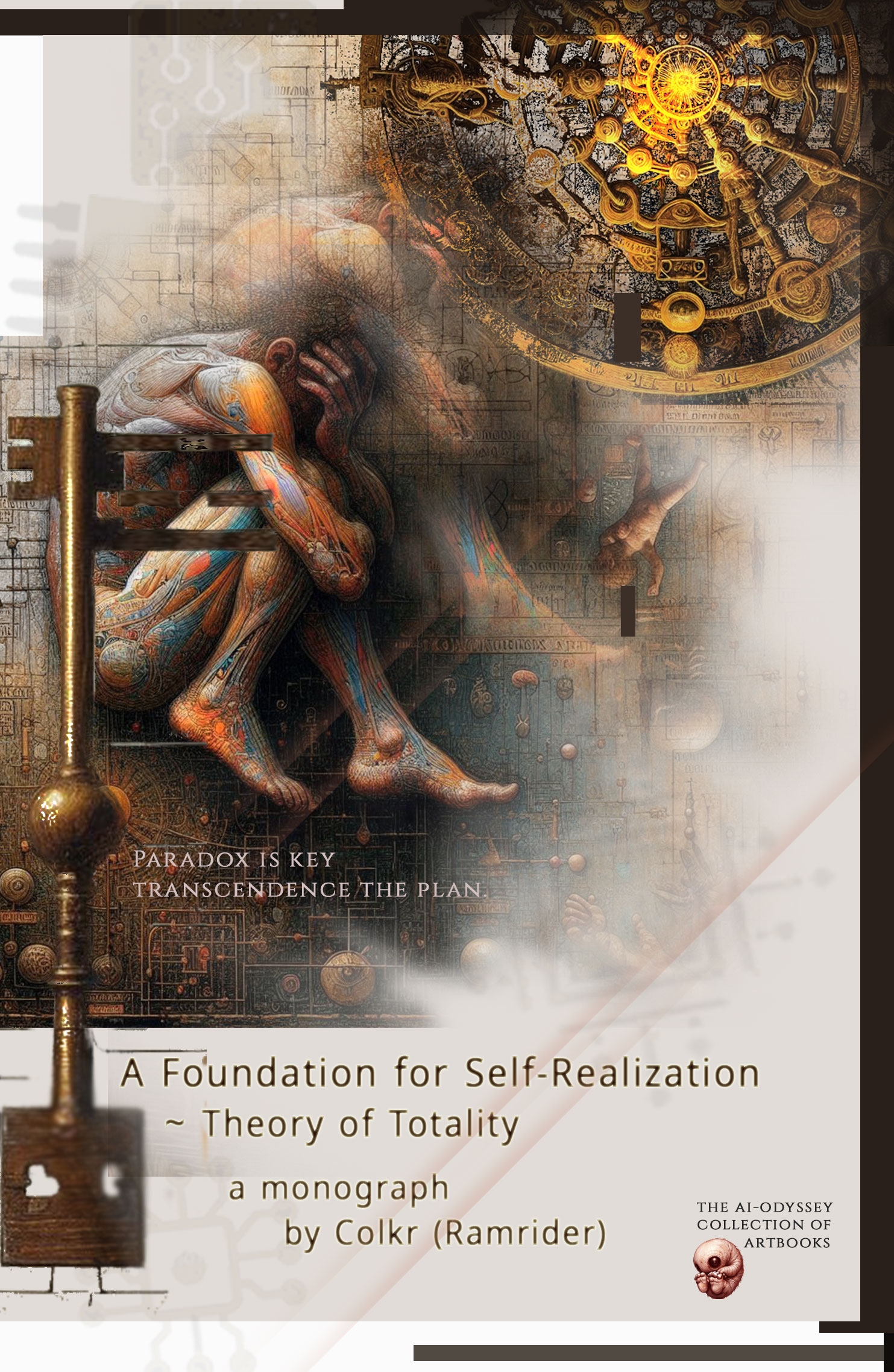 the official poster as a composite of various images from the book